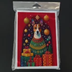 Basenji Holiday Christmas Greeting Cards Pack of 8 - High-Quality Breed-Specific Art, Blank Inside for Personalized Messages - Image 3
