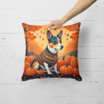 Basenji Fall Throw Pillow - Cozy & Durable 18x18 Fabric Decorative Cushion | Perfect for Indoor & Outdoor Use - Image 4