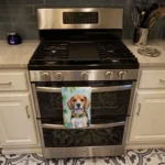 Beagle Luau Kitchen Towel - Plush Velour, Ultra Absorbent, 15x25 Inches, Stylish & Functional - Image 3
