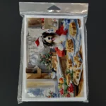 Bearded Collie Christmas Cookies Greeting Cards - Pack of 8 | Holiday Greeting Cards with Envelopes - Image 3