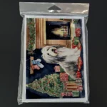 Bearded Collie Christmas Greeting Cards Pack of 8 Premium Holiday Cards with Envelopes - Image 3