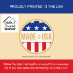 Bearded Collie Fall Dish Drying Mat - Premium Water-Absorbent Kitchen Accessory - Image 7