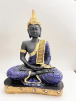 Graceful Polyresin Buddha Idol Showpiece Enhance Your Home Decor & Meditation Spaces - Image 3