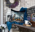 Akita Spooky Halloween Throw Pillow - Festive 18x18 Decorative Cushion for Indoor & Outdoor Use - Image 4