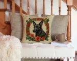 Festive Australian Kelpie Christmas Throw Pillow - Brighten Your Home & Garden - Image 3