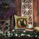Festive Australian Kelpie Christmas Throw Pillow - Brighten Your Home & Garden - Image 4