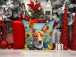 Basenji in Sunflowers Decorative Throw Pillow - Vibrant & Comfortable Outdoor Cushion by Caroline's Treasures - Image 5