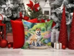 Akita Spring Garden Throw Pillow - Vibrant & Comfortable Outdoor Decor | Caroline's Treasures - Image 5