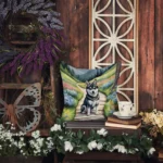 Alaskan Klee Kai Spring Garden Throw Pillow - Vibrant & Comfortable Outdoor Decorative Pillow by Caroline's Treasures - Image 4