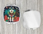 Elegant Alaskan Malamute Christmas Compact Mirror - Ideal for Holiday Touch-Ups - Image 4
