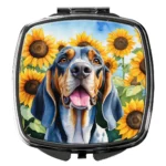 Elegant and Functional American English Coonhound Compact Mirror - Portable & Stylish Accessory