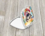 Anatolian Shepherd Luau Compact Mirror - Stylish and Functional Silvertone Metal Pocket Mirror - Image 2