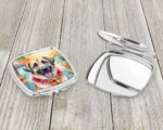 Anatolian Shepherd Luau Compact Mirror - Stylish and Functional Silvertone Metal Pocket Mirror - Image 3