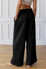 Greta Elastic High Waist Drawstring Sweatpants Comfy & Stylish Loungewear - Image 2