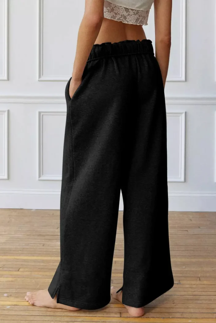 Greta Elastic High Waist Drawstring Sweatpants Comfy & Stylish Loungewear - Image 2