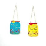 Decorative Wall Hanging Wooden Art Decor Set of 2 - Inspirational & Stylish Home Decoration