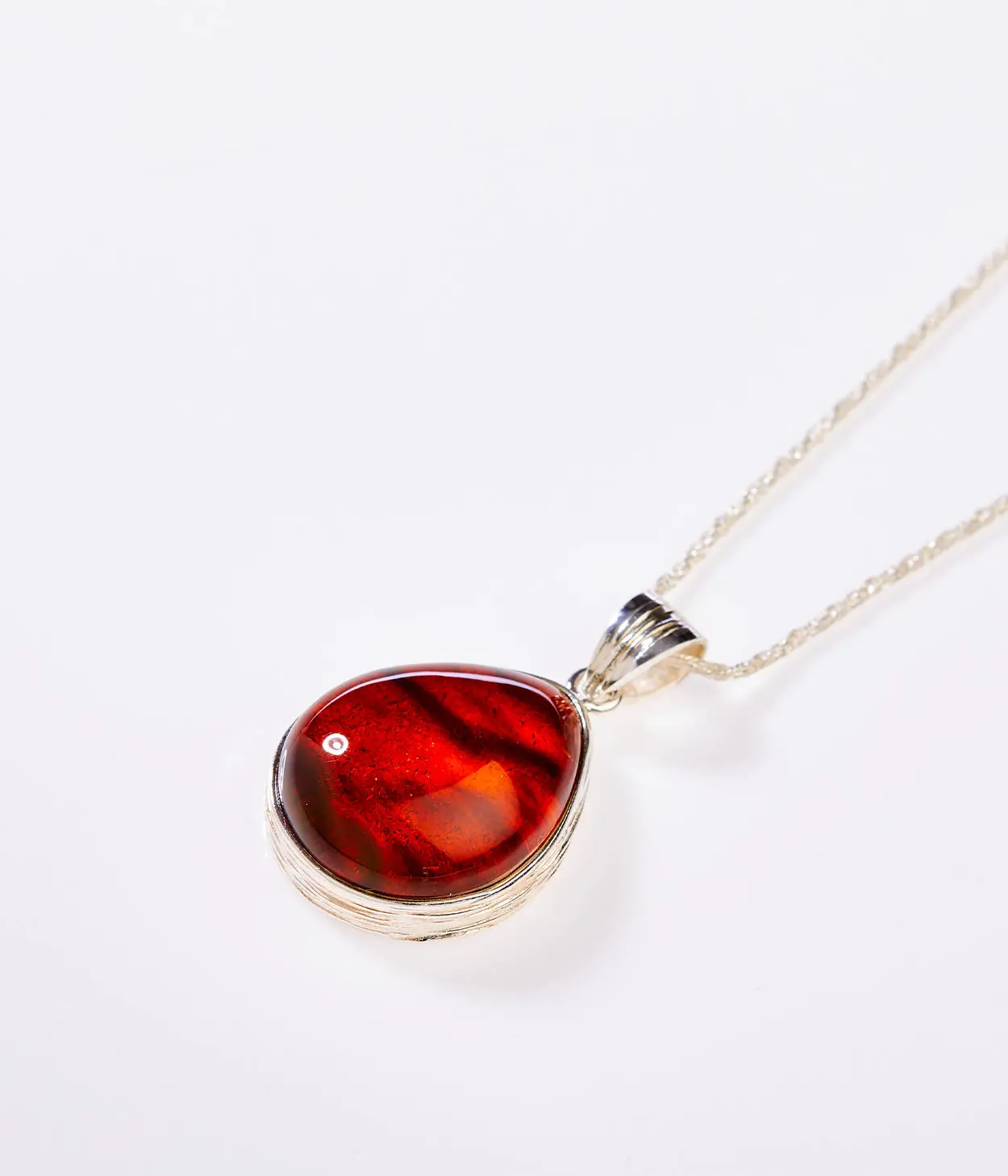 39978120_large.webp OOAK Amber Pendant 10 | Elegant Baltic Amber & Sterling Silver Jewelry - Image 1