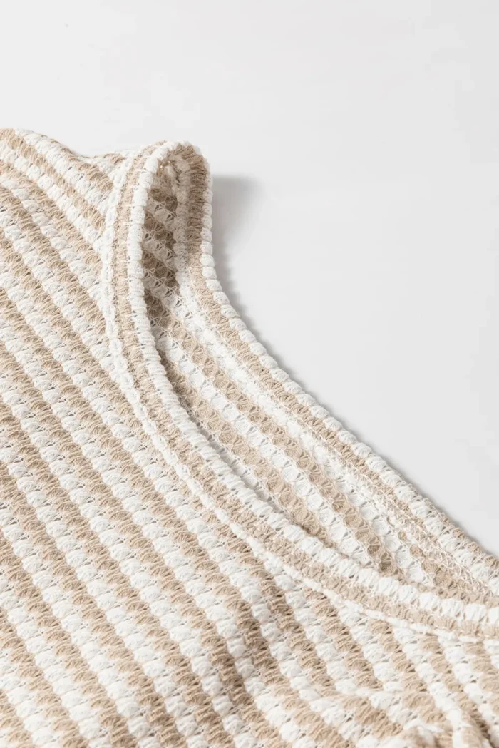 Elouise Stripe Long Sleeve Top - Timeless Stripes, Comfortable Drop Shoulder Design - Image 8