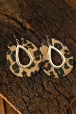 Stylish Leopard Print Hollow Out Drop Earrings - Lightweight & Fashionable | Perfect Accessory for Any Occasion - Image 2