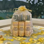 Organic Shimmer Body Lotion Travel Size Gift Set - Moisturizing & Illuminating - Image 2
