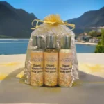 Organic Shimmer Body Lotion Travel Size Gift Set - Moisturizing & Illuminating - Image 3