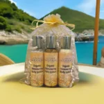 Organic Shimmer Body Lotion Travel Size Gift Set - Moisturizing & Illuminating - Image 5