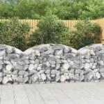 Premium Arched Gabion Basket - Durable Galvanized Iron 59.1"x19.7"x31.5"/39.4" for Decorative & Functional Garden Barriers - Image 6