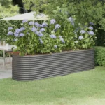Durable Garden Raised Bed - Powder-coated Steel, Weather-resistant Planter Box for Vegetables, Herbs & Flowers - Image 6