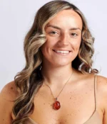 Amber Tidal Pendant Necklace - Baltic Cognac Amber & Sterling Silver | Horizon Collection - Image 4