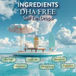 Organic DHA FREE Self Tan Drops for Face & Body 1 oz. - Natural, Nourishing Tan - Image 8
