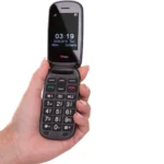 TTfone Lunar TT750 Red Flip Big Button Senior Mobile with Holster Case - O2 Pay As You Go Bundle - Image 5