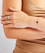 Exquisite Baltic Amber Bee Bracelet - Sterling Silver Chain & Unique Bee Charm - Image 2