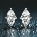 Brilliant Marquise 3mm 0.49 Carat Moissanite Sterling Silver Earrings for Women - Timeless Elegance & Modern Sophistication - Image 4
