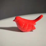 Vibhsa Bird Figurines Symbols of Health & Happiness (Red) - Handcrafted Table Top Decor for Home & Office - Image 5