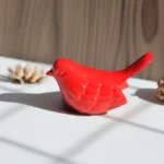 Vibhsa Bird Figurines Symbols of Health & Happiness (Red) - Handcrafted Table Top Decor for Home & Office - Image 4