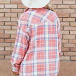 Natalie Plaid Button Up Shacket - Stylish & Cozy Fall Layering Piece