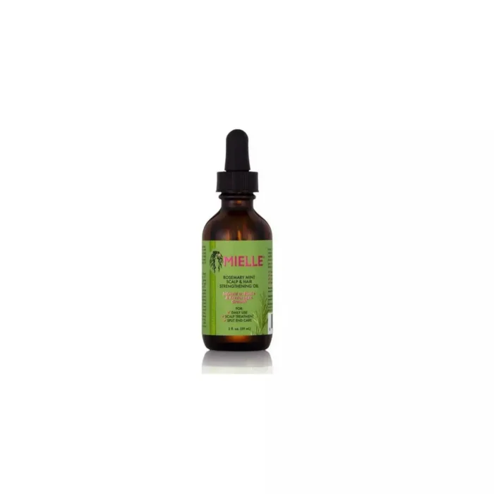 Mielle Rosemary Mint Scalp & Hair Strengthening Oil 59ml - Organic Hair Growth Elixir with Biotin | All Hair Types & Textures - Image 1