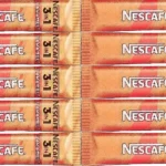 10pcs Nescafe 3in1 Original Caramel Coffee Sachets - Perfect Sweet, White Instant Coffee for Home or Work