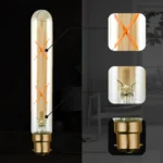 4W T185 B22 LED Non Dimmable Vintage Filament Light Bulb Energy-Saving, Eco-Friendly, Perfect for Cozy Atmospheres - Image 8