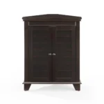 Lydia Corner Cabinet Espresso - Space-Saving and Functional Furniture for Your Home - Image 7