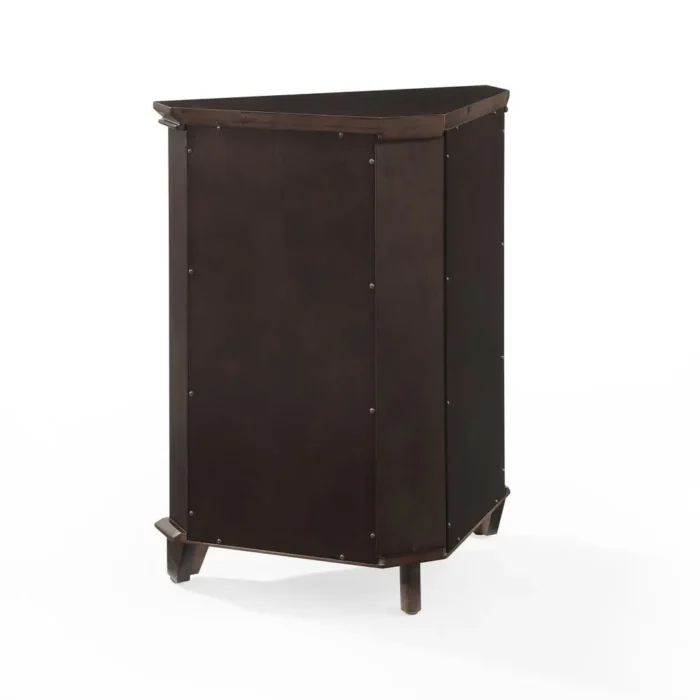 Lydia Corner Cabinet Espresso - Space-Saving and Functional Furniture for Your Home - Image 9