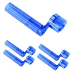 5Core Professional Guitar String Winder with Bridge Pin Remover - Ergonomic, Durable & Universal Compatibility - Blue, Pack of 5 - Image 9