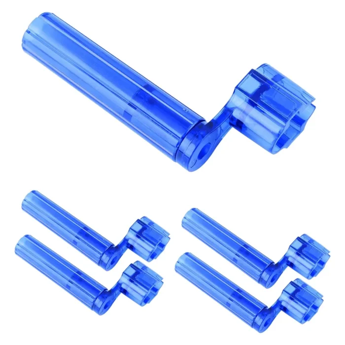 5Core Professional Guitar String Winder with Bridge Pin Remover - Ergonomic, Durable & Universal Compatibility - Blue, Pack of 5 - Image 9