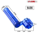 5Core Professional Guitar String Winder with Bridge Pin Remover - Ergonomic, Durable & Universal Compatibility - Blue, Pack of 5 - Image 11