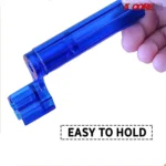 5Core Professional Guitar String Winder with Bridge Pin Remover - Ergonomic, Durable & Universal Compatibility - Blue, Pack of 5 - Image 5