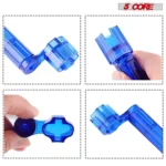 5Core Professional Guitar String Winder with Bridge Pin Remover - Ergonomic, Durable & Universal Compatibility - Blue, Pack of 5 - Image 13