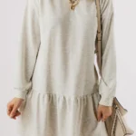 Charlee Puff Sleeve Ruffle Hem Mini Dress - Stylish & Feminine | OurFashion