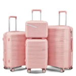 Luggage 4 Piece Set with TSA Lock, Expandable & Durable Hard Shell - Lightweight Travel Suitcases for Men & Women - 14/20/24/28 Inch Sizes with Spinner Wheels