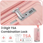 Luggage 4 Piece Set with TSA Lock, Expandable & Durable Hard Shell - Lightweight Travel Suitcases for Men & Women - 14/20/24/28 Inch Sizes with Spinner Wheels - Image 3