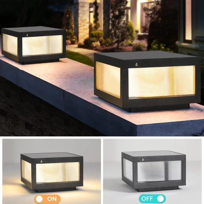 Solar Wall Lamp with Dimmable LED - Energy Efficient, IP65 Waterproof Outdoor Lighting Solution - Image 5